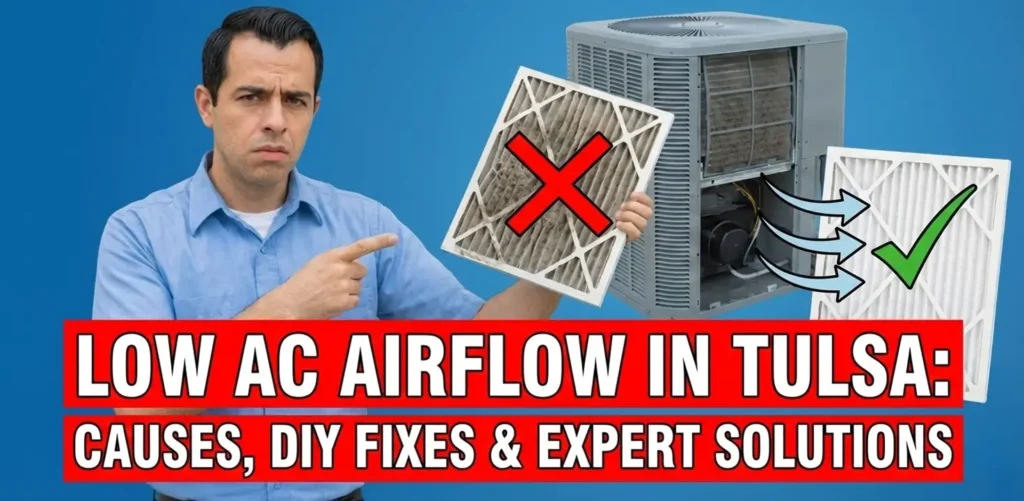 low ac airflow in tulsa