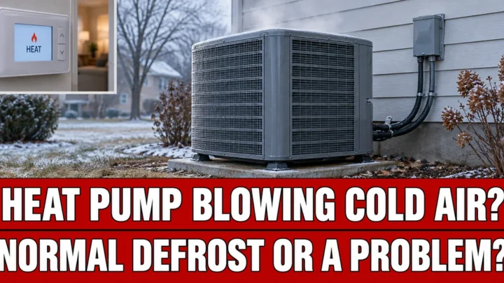 Heat Pump Blowing Cold Air in Heat Mode: What’s Normal and When to Call